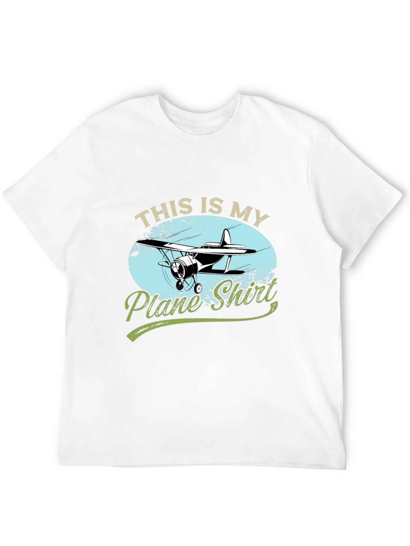 Black This Is My Plane Shirt - Aviation T-Shirt view 12