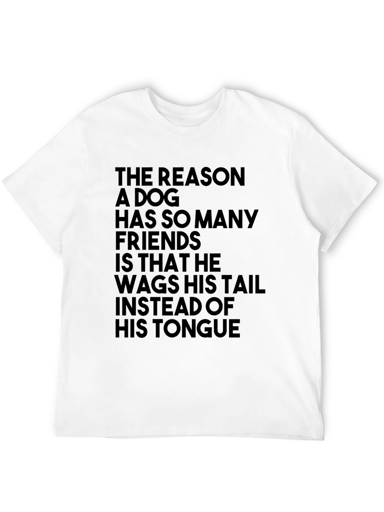 Black Dog Lover T-Shirt: Wag Your Tail, Not Your Tongue! view 12