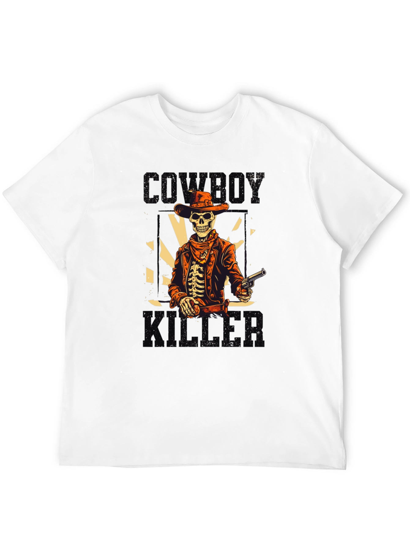 Black Cowboy Killer Graphic T-Shirt view 12