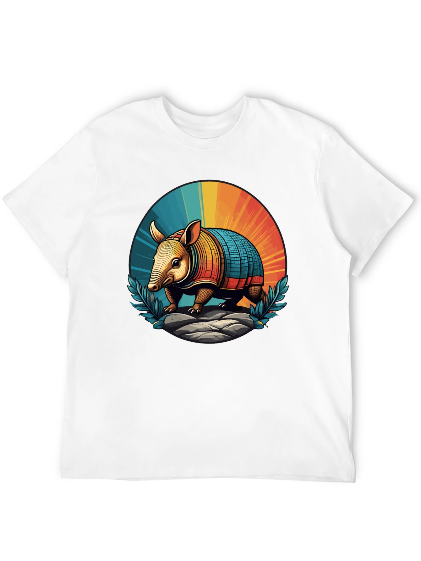 Black Armadillo Graphic Tee - Retro Style Comfort view 12