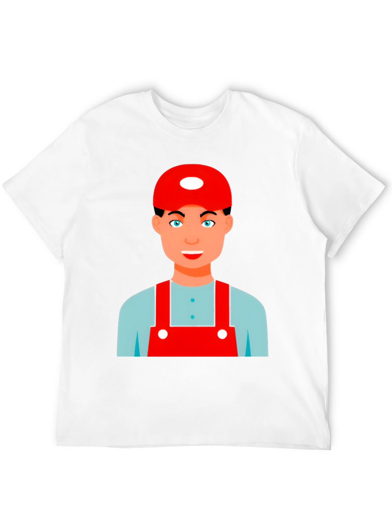 Black Cartoon Character Graphic Tee - Black Cotton Blend Shirt view 12