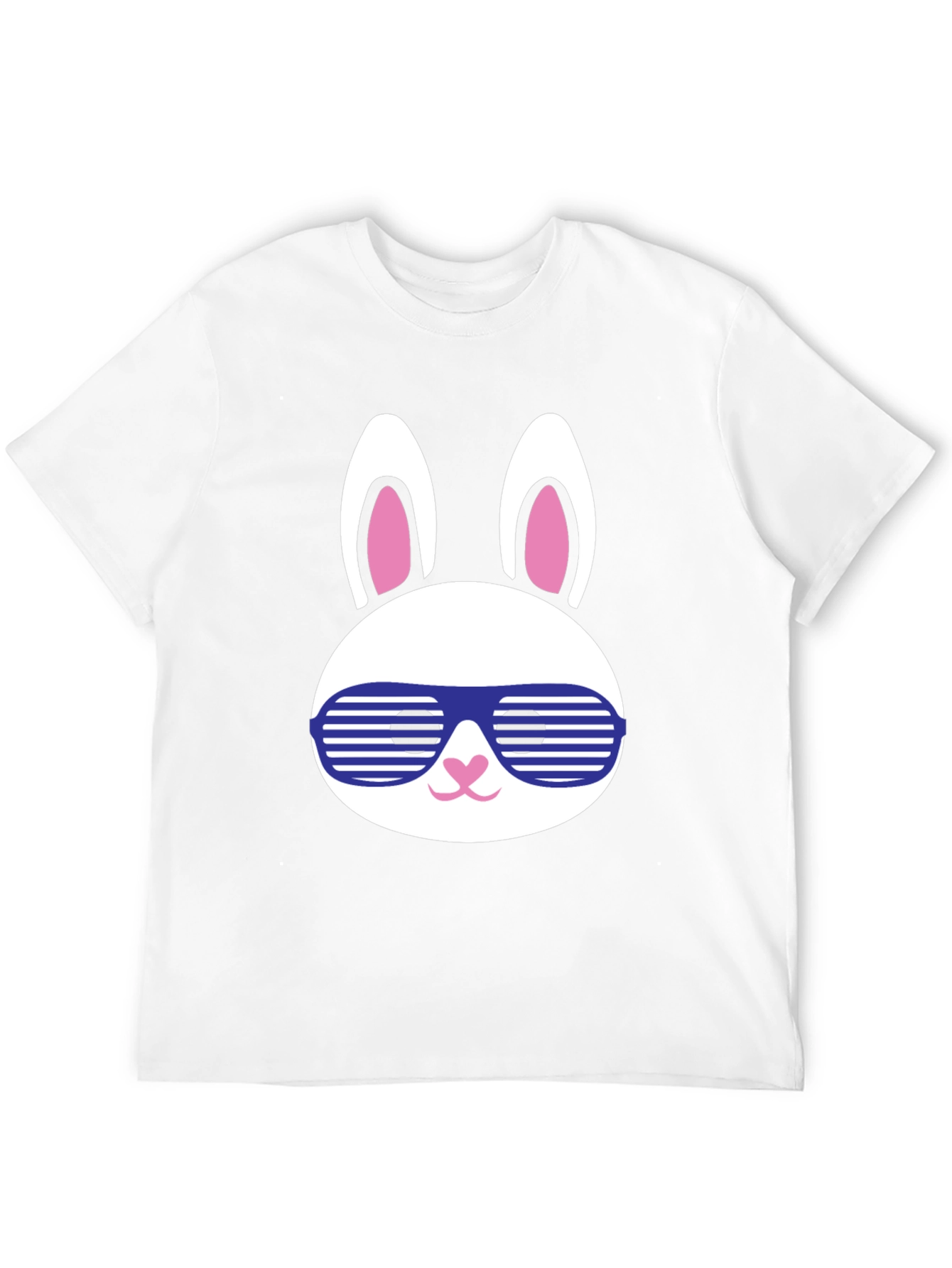 Black Cool Bunny Graphic Tee view 12