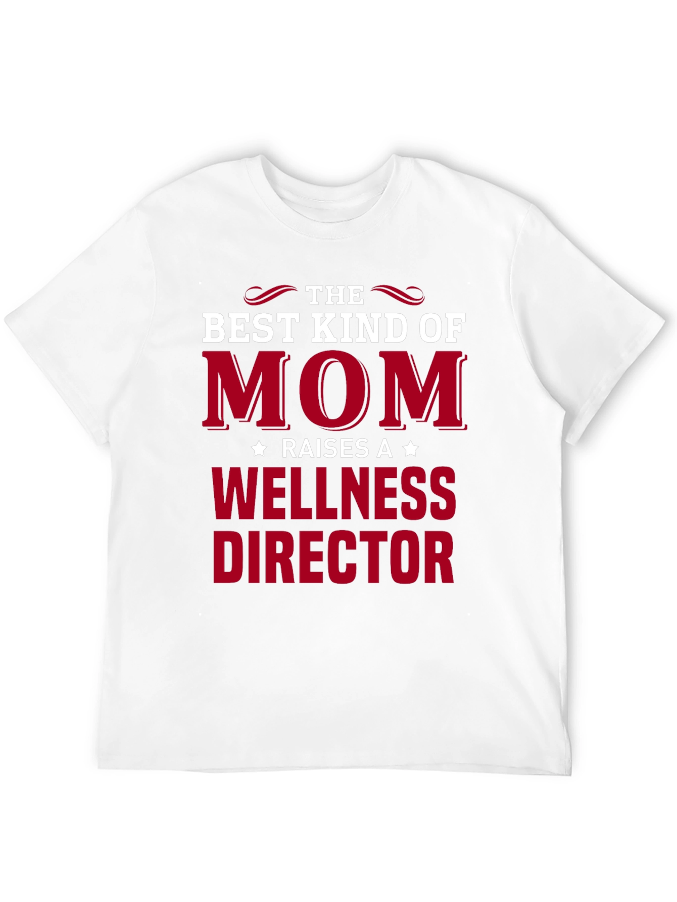 Black Best Kind of Mom Wellness Director T-Shirt view 12