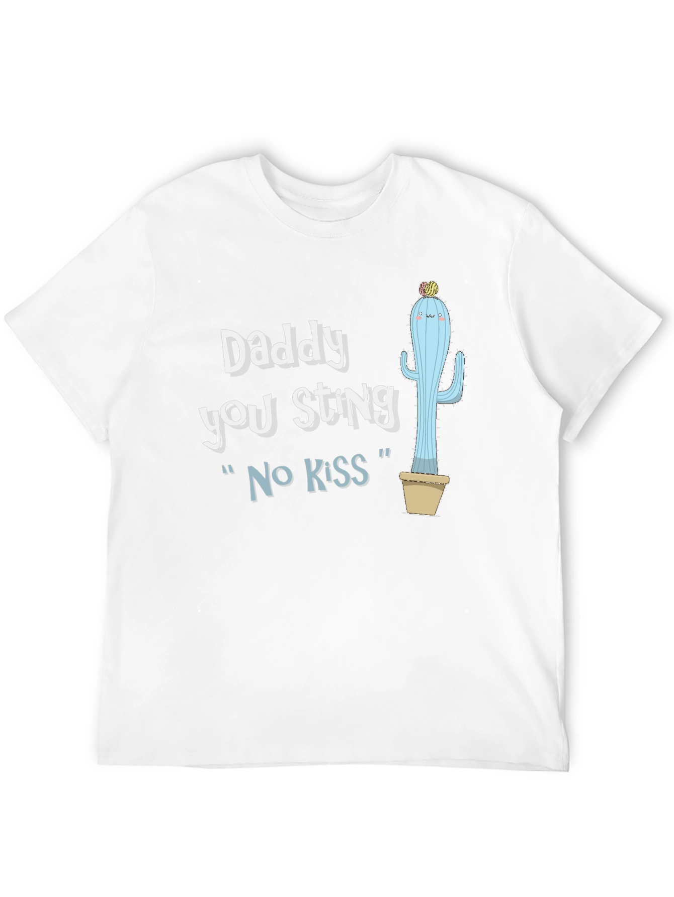 Black Daddy You Sting T-Shirt - Funny Cactus Graphic Tee view 12