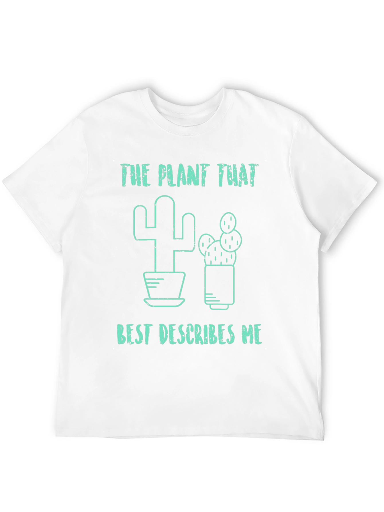Black Cactus Graphic Tee - The Plant That Best Describes Me view 12