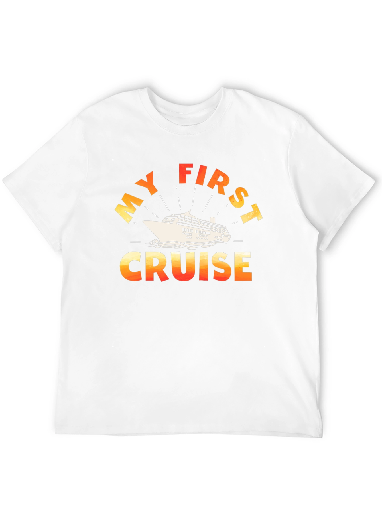 Black My First Cruise Graphic T-Shirt - Vacation Souvenir view 12
