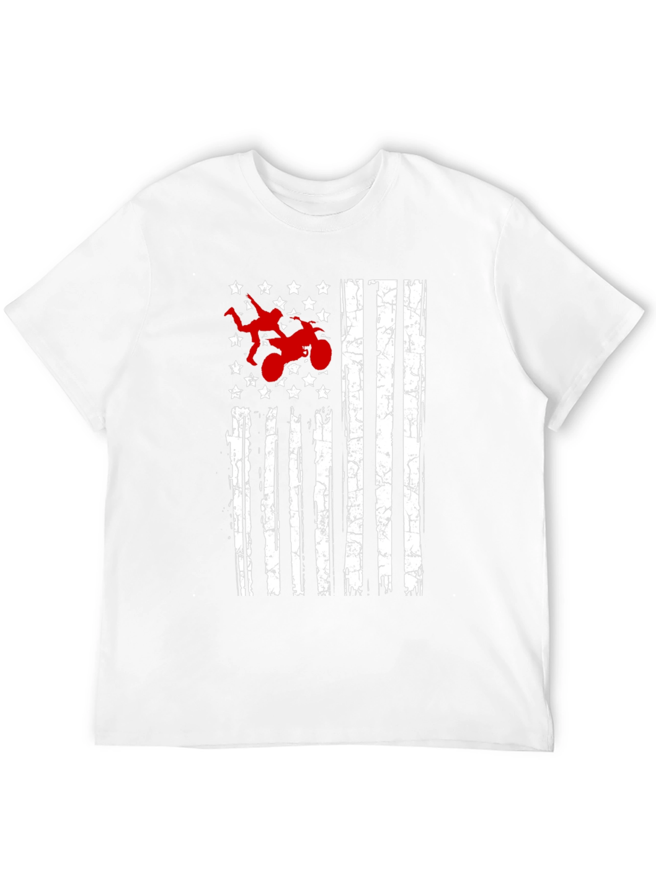 American Flag Motocross T-Shirt - 12