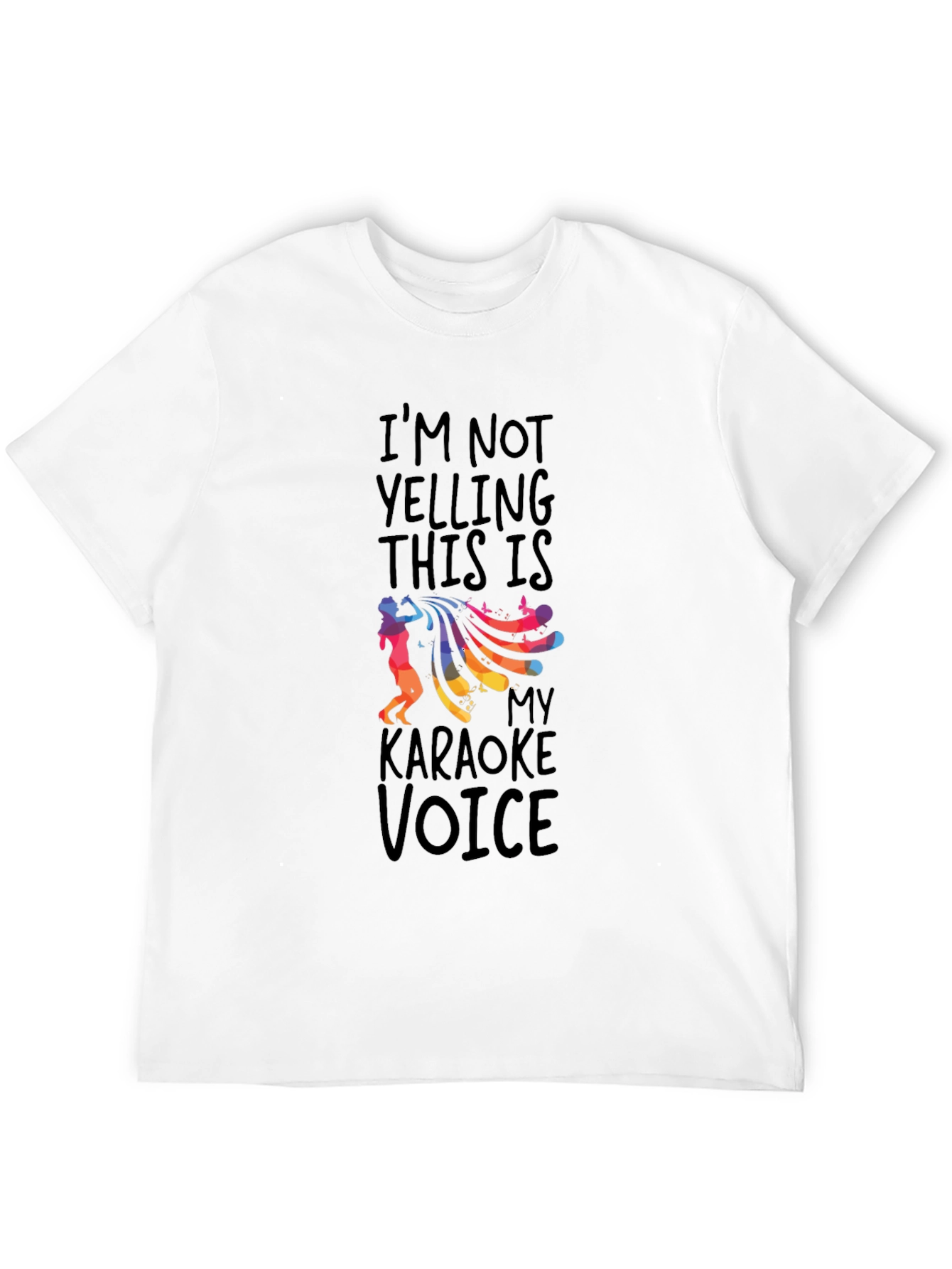Black Karaoke Voice Graphic Tee - Black view 12