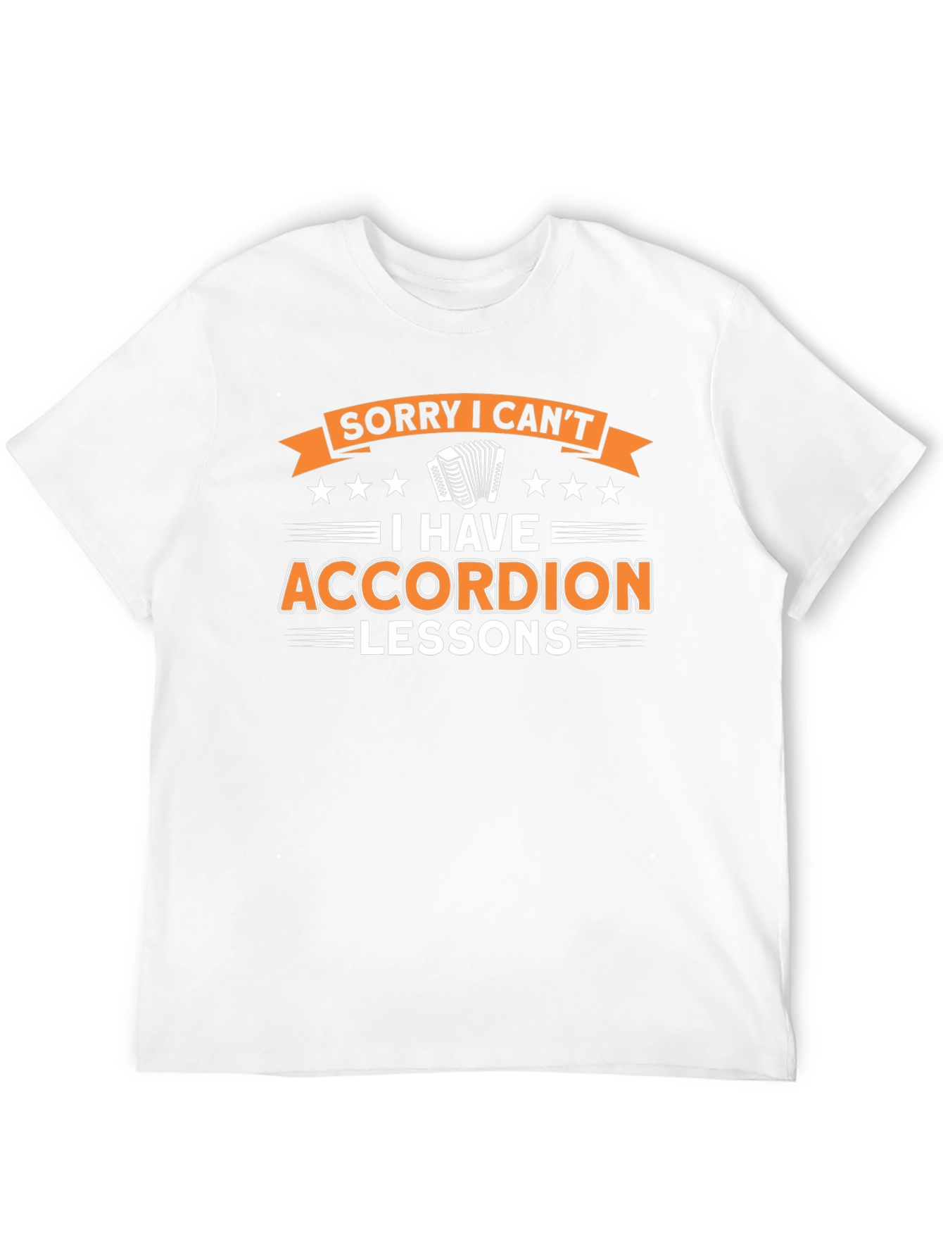 Black Funny Accordion Lessons Graphic T-Shirt view 12