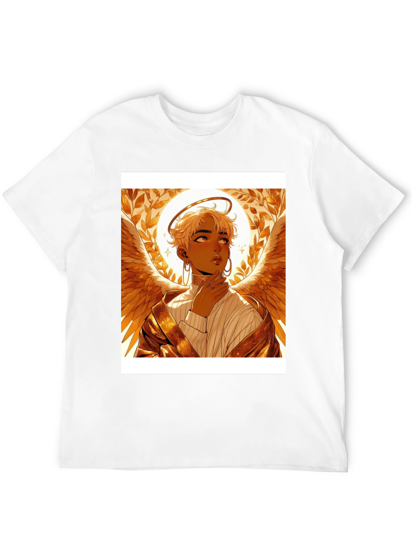 Black Angel Wings Graphic Tee - Stylish Cotton Comfort view 12