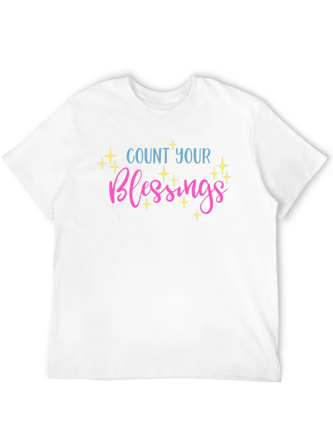 Black Count Your Blessings Graphic T-Shirt - Black view 12