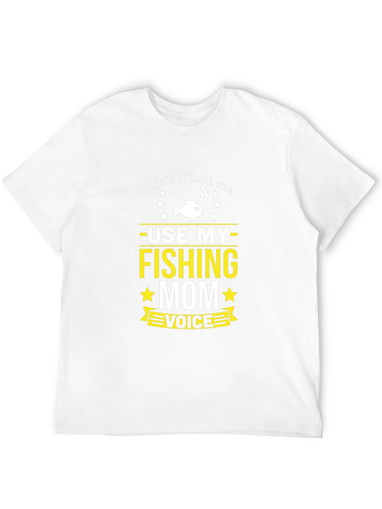 Black Funny Fishing Mom T-Shirt view 12
