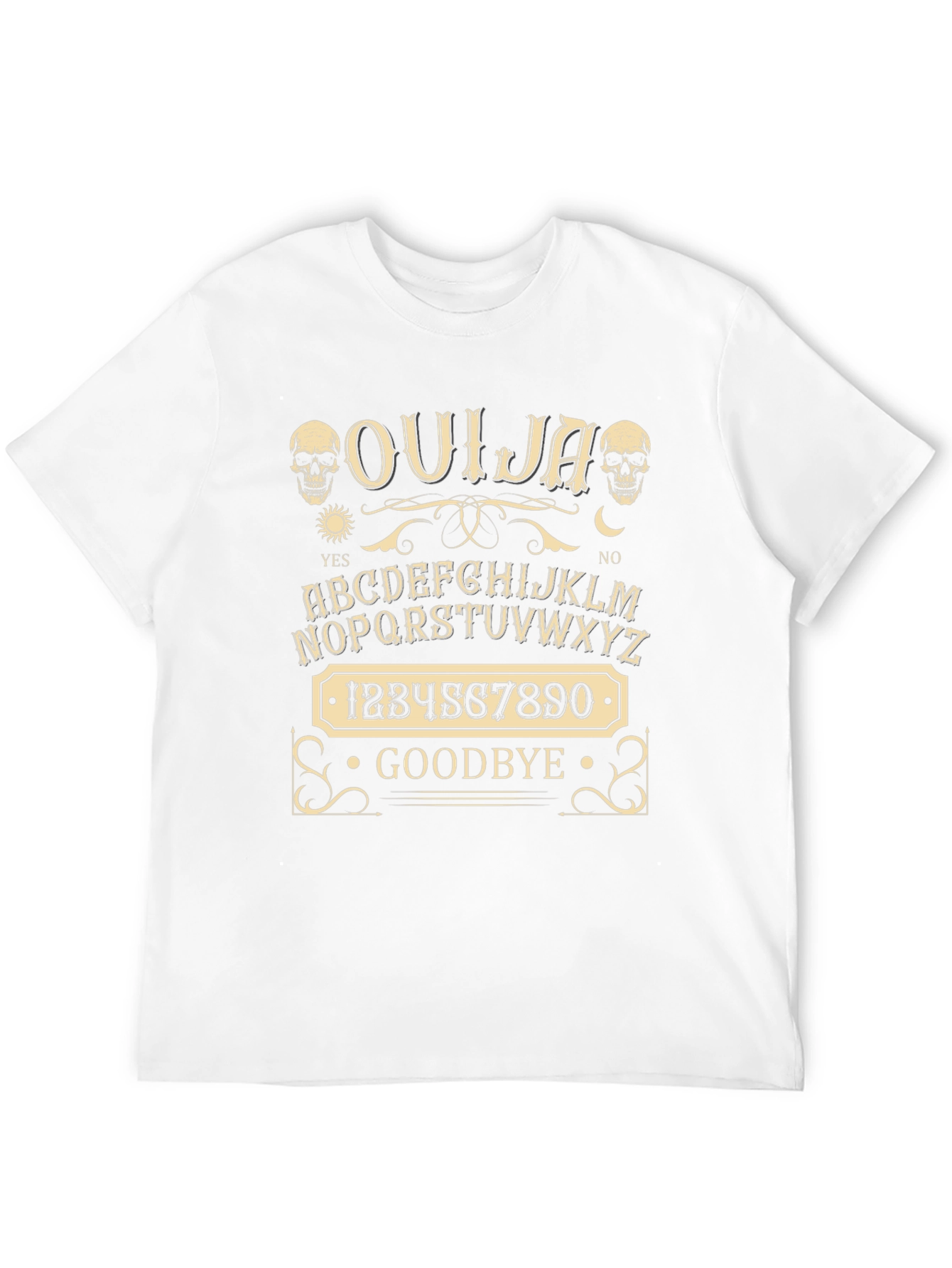 Black Ouija Board Graphic T-Shirt view 12