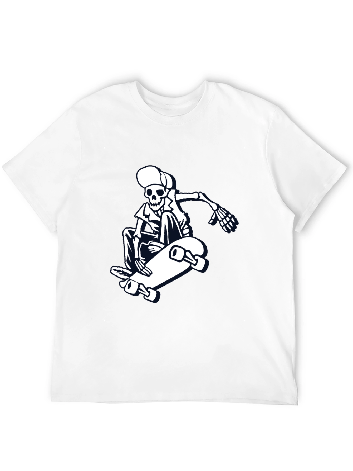 Skateboarding Skeleton Graphic Tee - Cool & Casual - 12