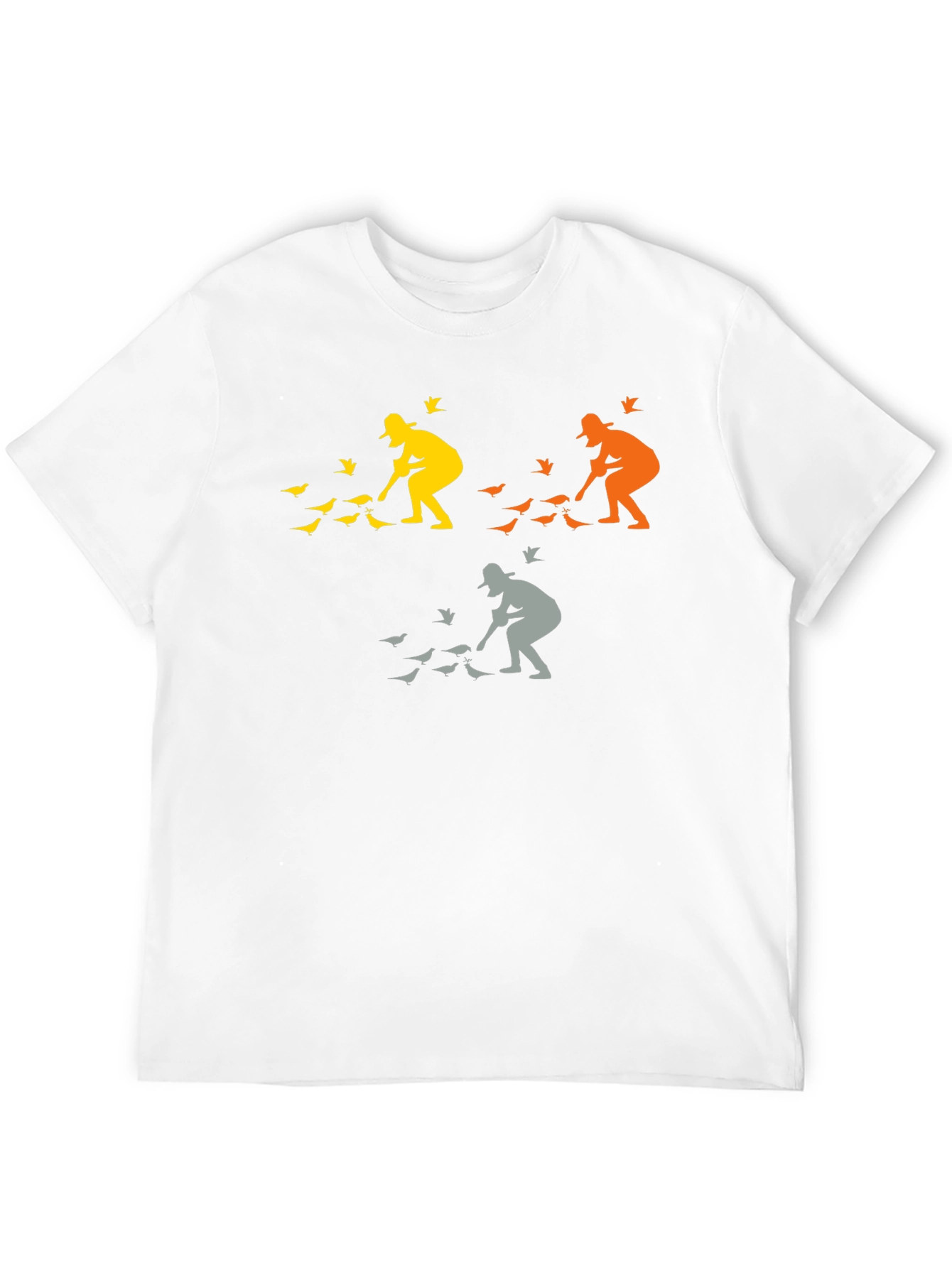 Black Bird Feeder Graphic T-Shirt view 12