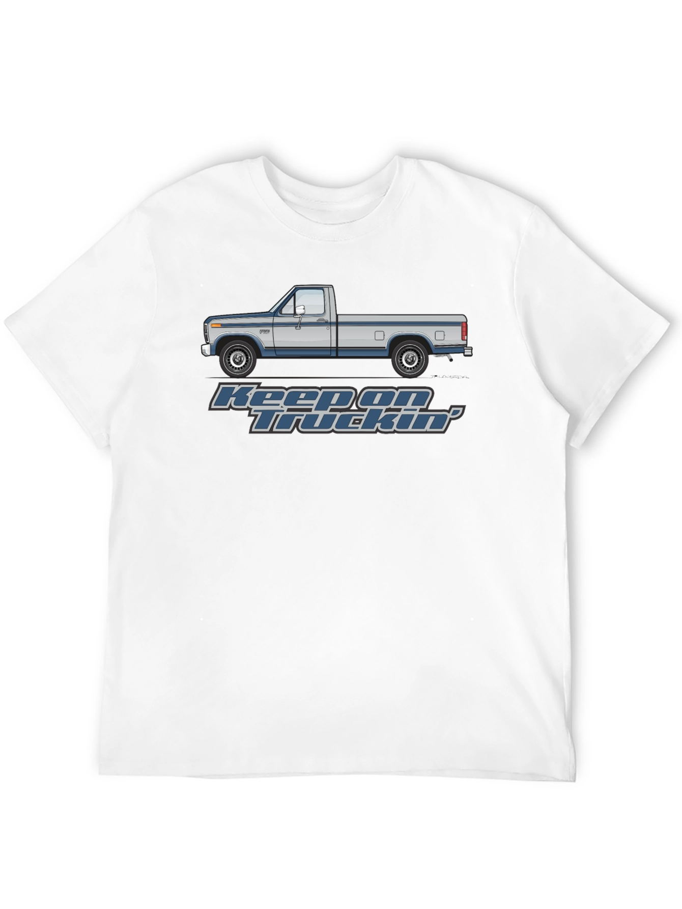 Black Keep On Truckin' T-Shirt view 12