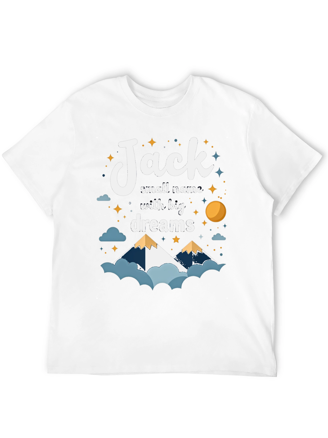 Black Jack Small Name, Big Dreams Graphic T-Shirt view 12