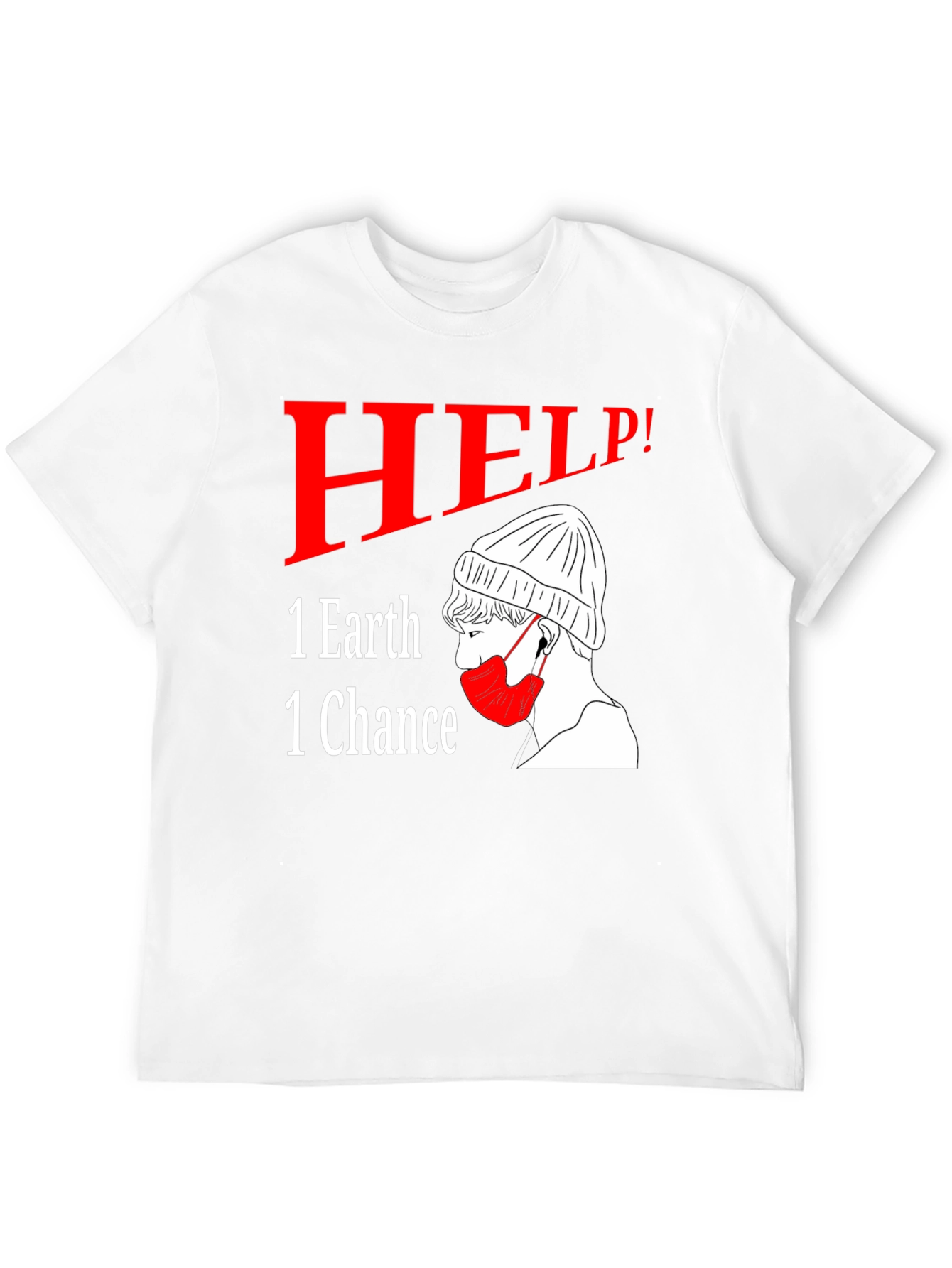 Black One Earth One Chance Graphic Tee view 12