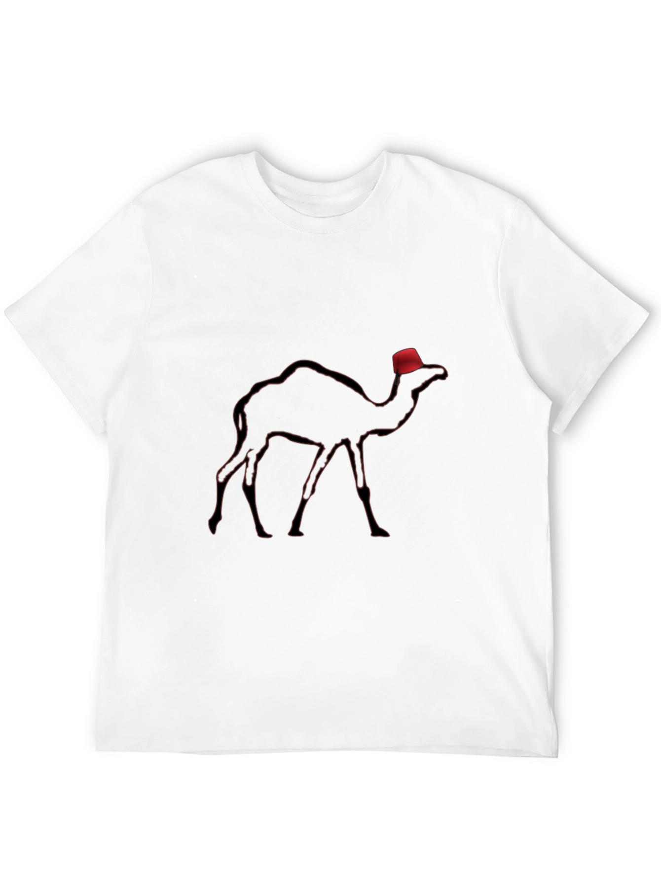 Black Camel Fedora T-Shirt - Classic Black Tee view 12