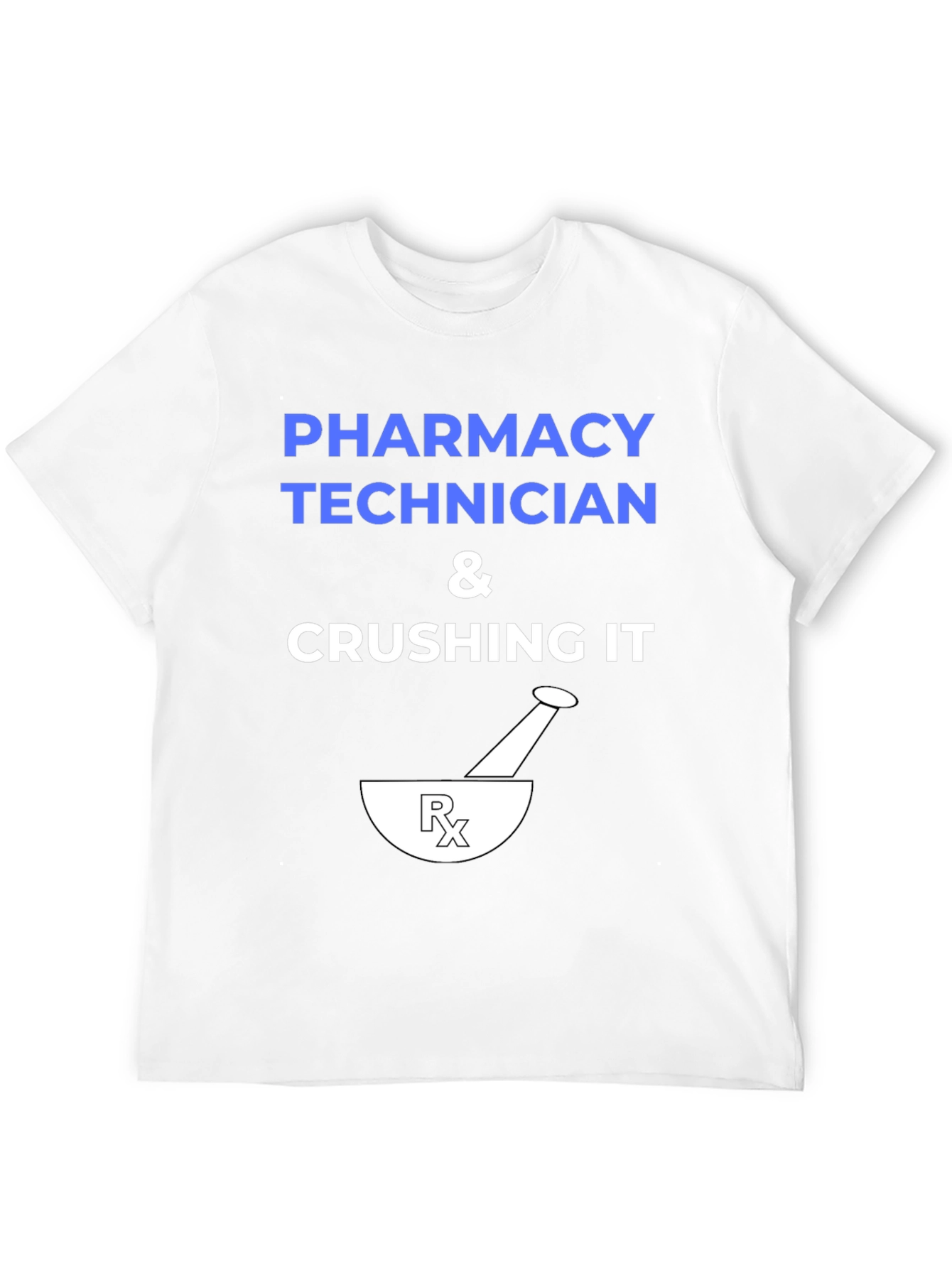 Black Pharmacy Technician Crushing It T-Shirt view 12