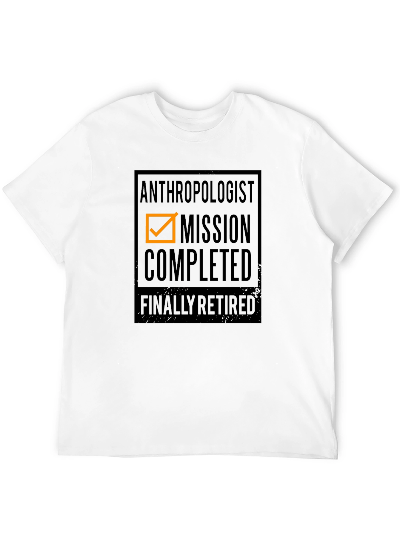Black Anthropologist Mission Completed Retired T-Shirt view 12