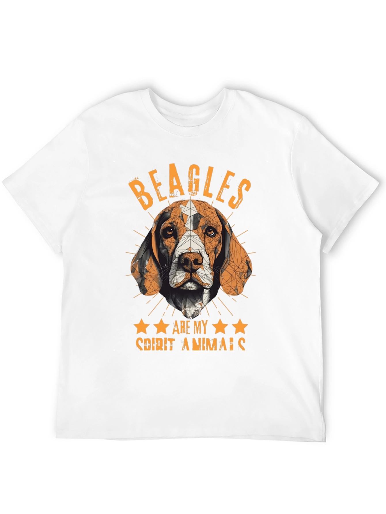 Black Beagle Spirit Animal Graphic T-Shirt view 12