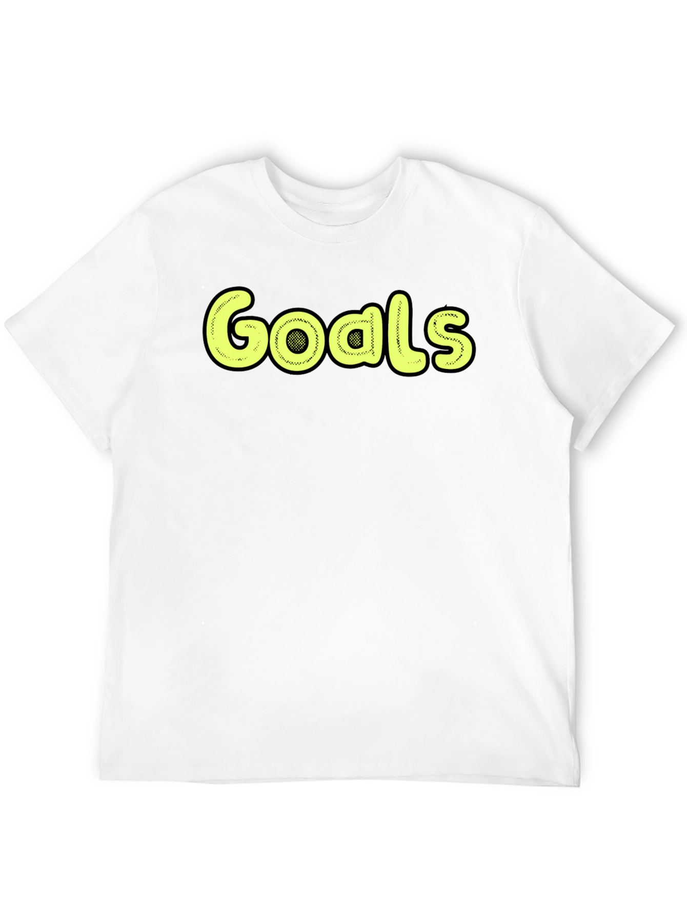 Black Goals Graphic Tee - Stylish Black T-Shirt view 12