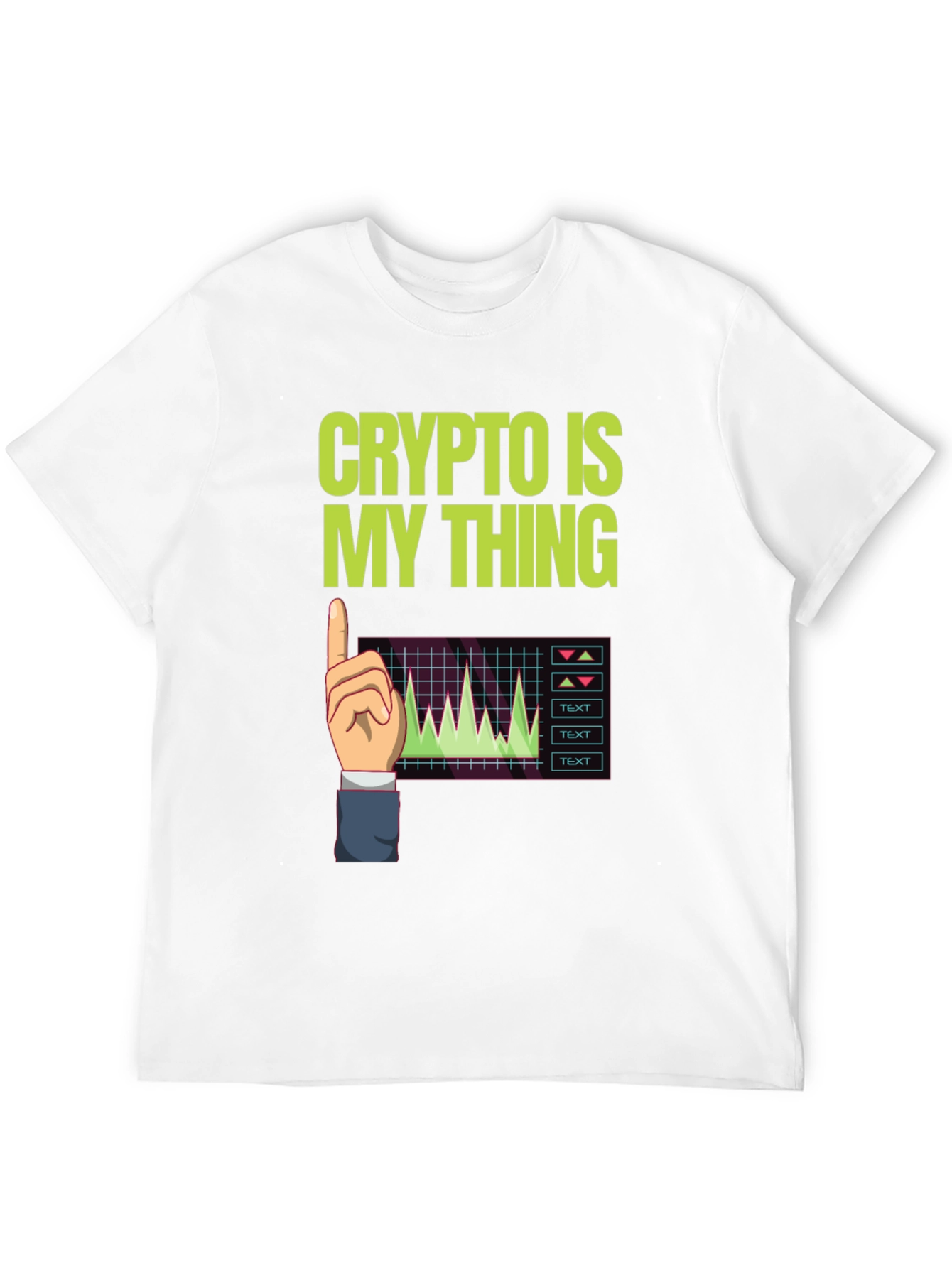 Black Crypto Is My Thing Graphic T-Shirt view 12
