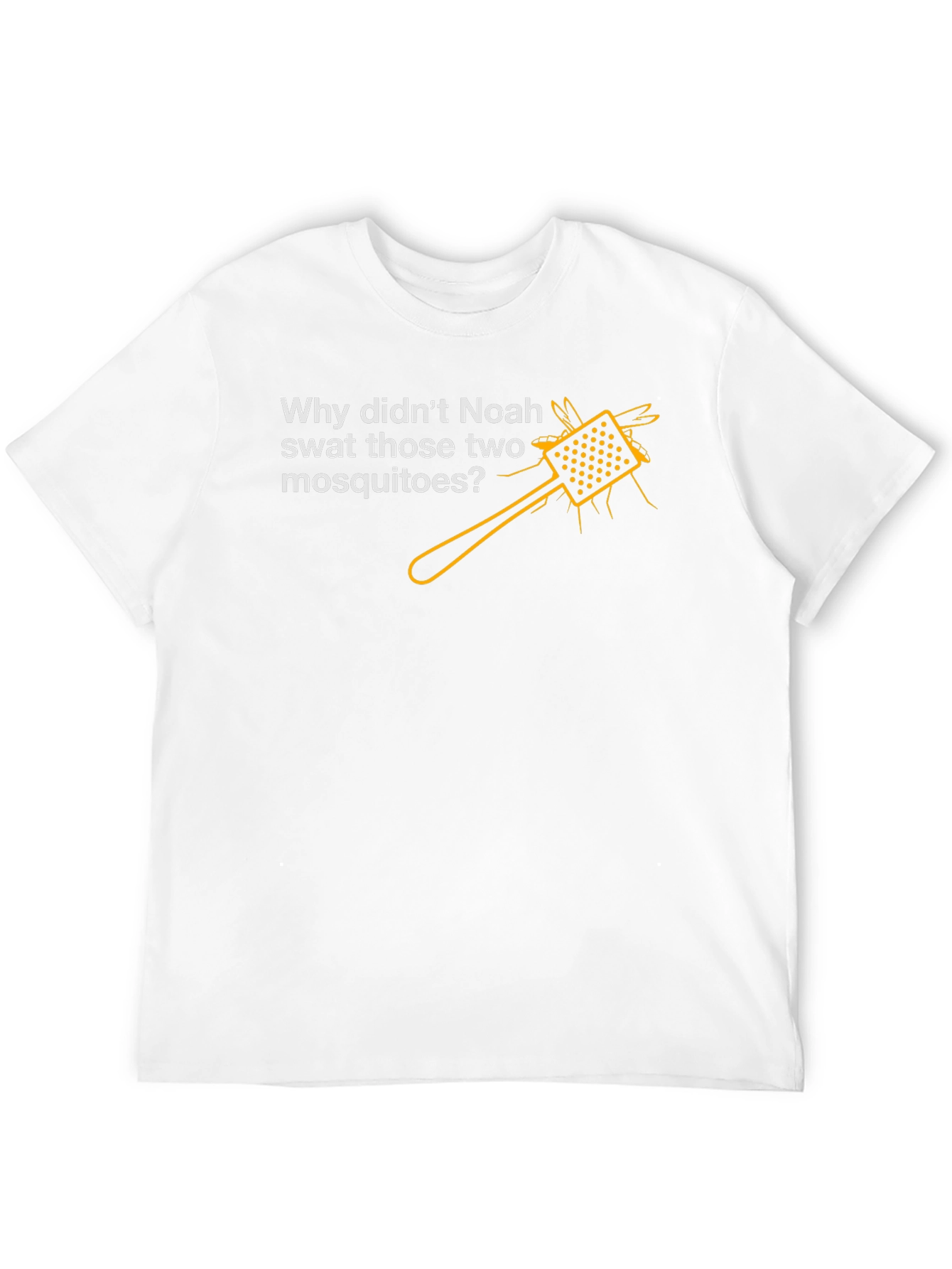 Black Noah's Mosquito T-Shirt - Funny Graphic Tee view 12