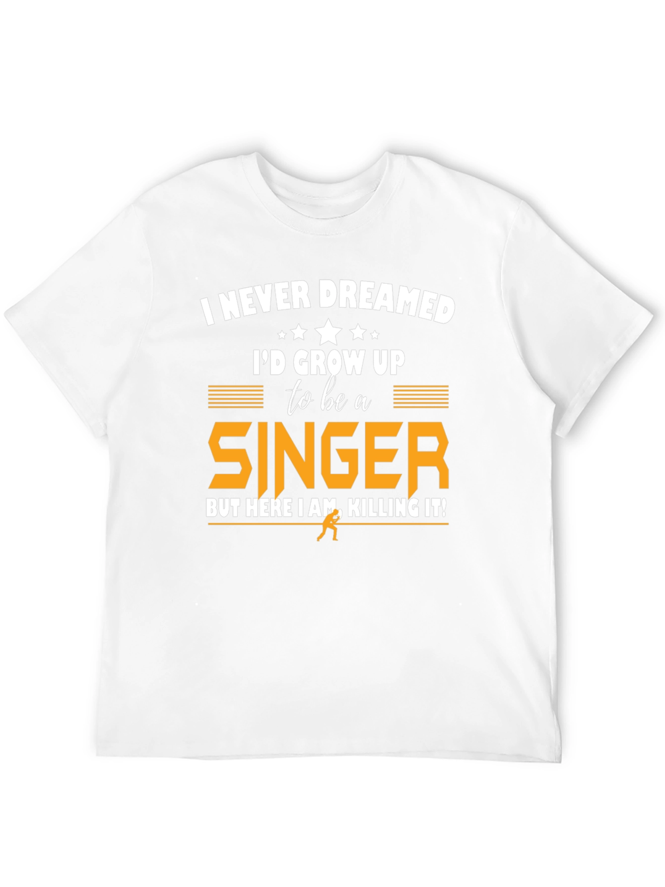 Black Singer Graphic T-Shirt - Never Dreamed view 12