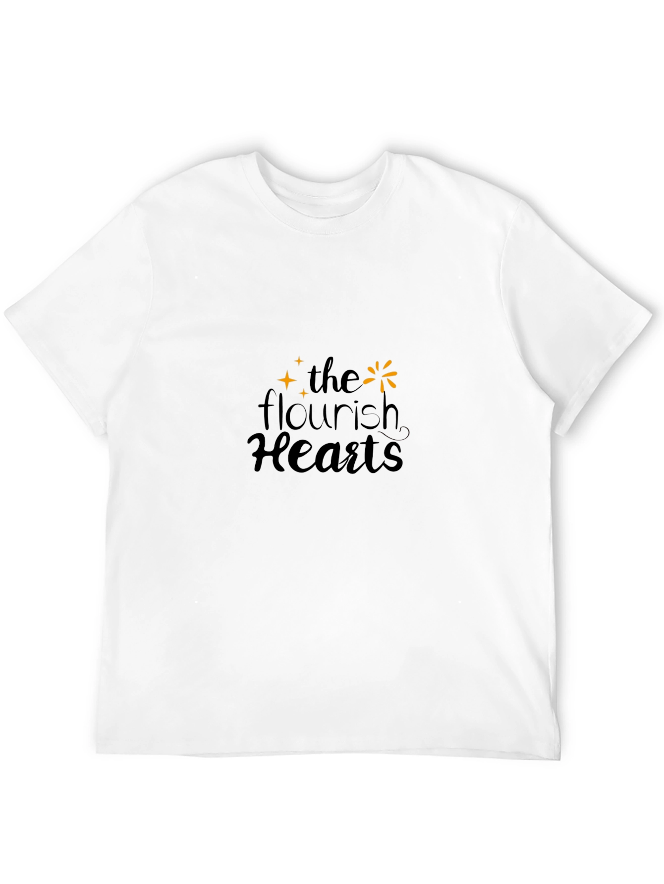 Black The Flourish Hearts Black T-Shirt view 12