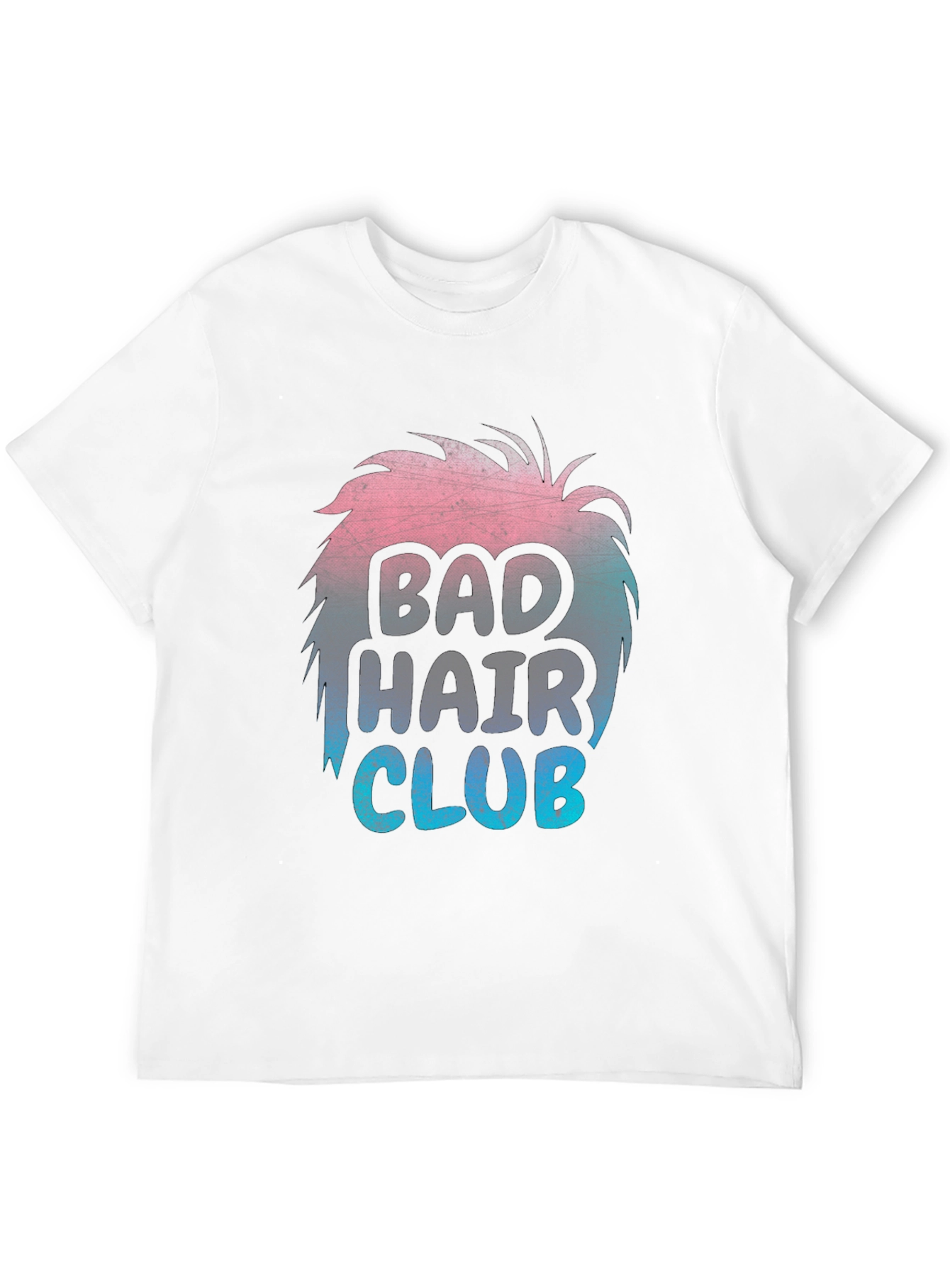 Black Bad Hair Club T-Shirt Funny Hairstyle Tee view 12