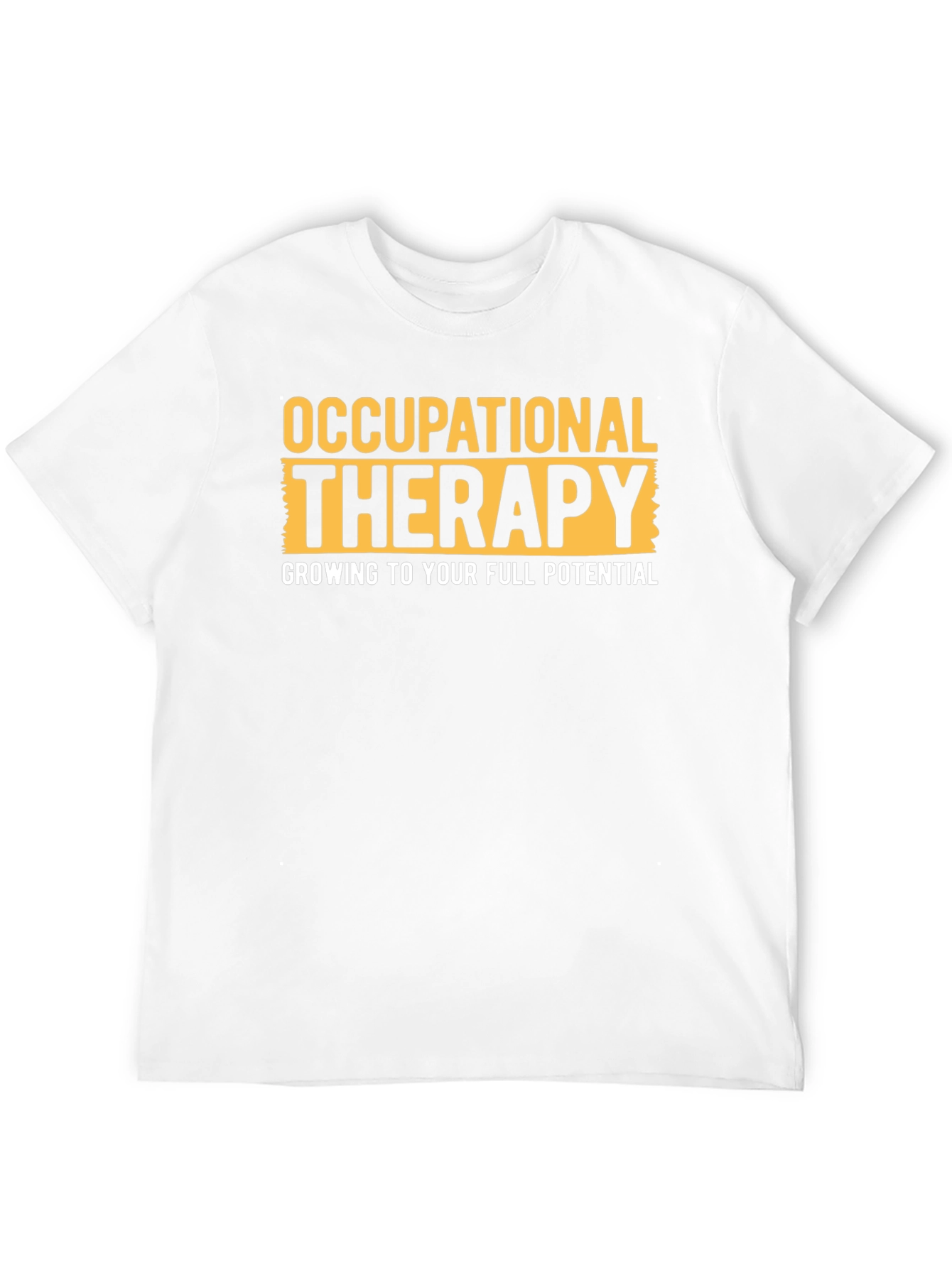 Black Occupational Therapy T-Shirt - Growing to Full Potential view 12