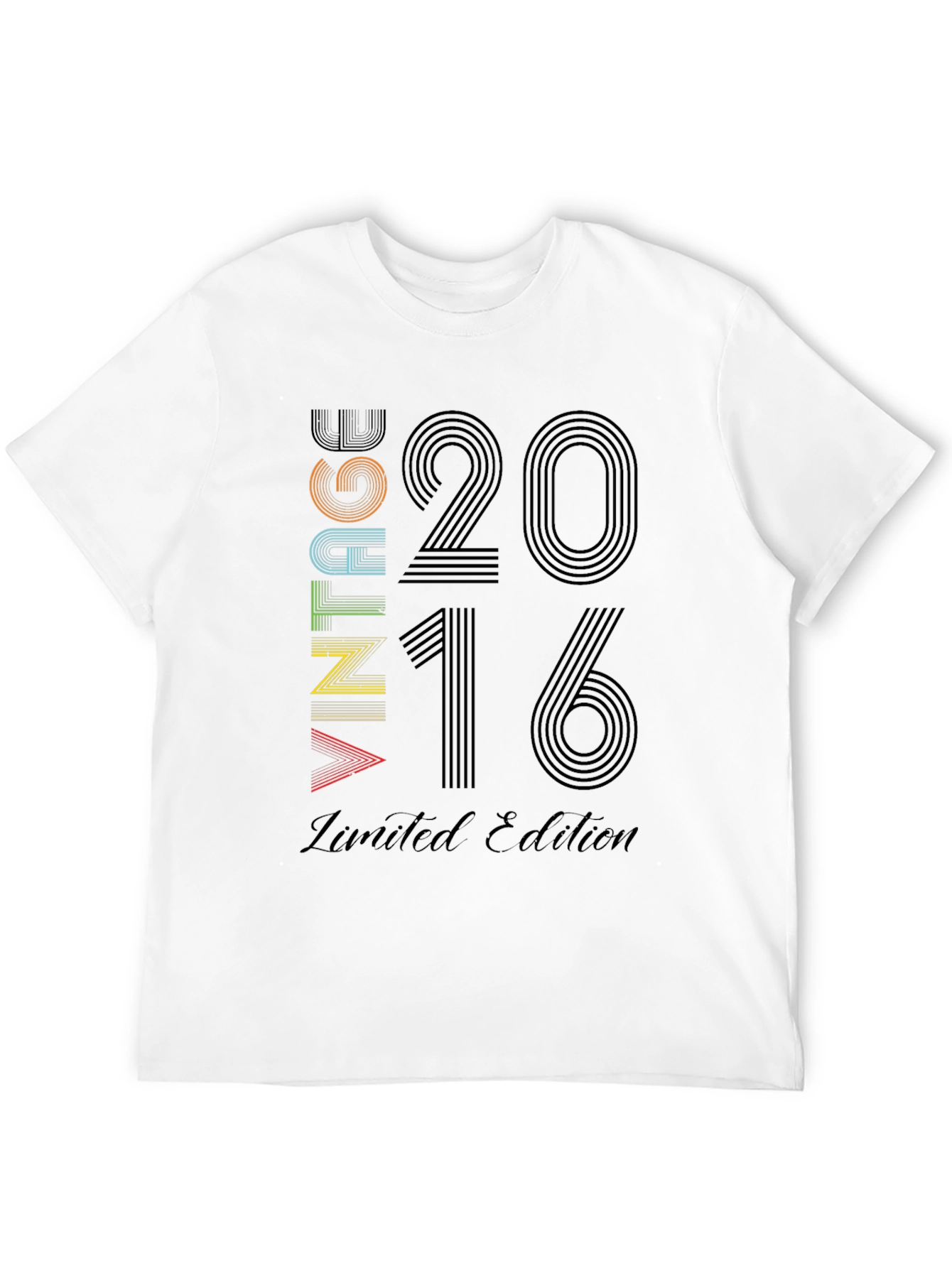 Black Vintage 2016 Limited Edition Black T-Shirt view 12