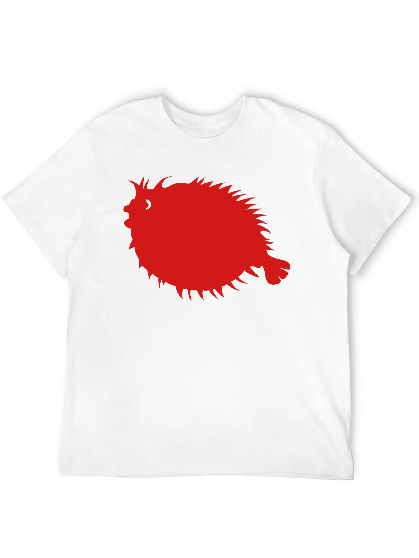 Black Pufferfish Graphic Tee - Black Cotton Comfort view 12