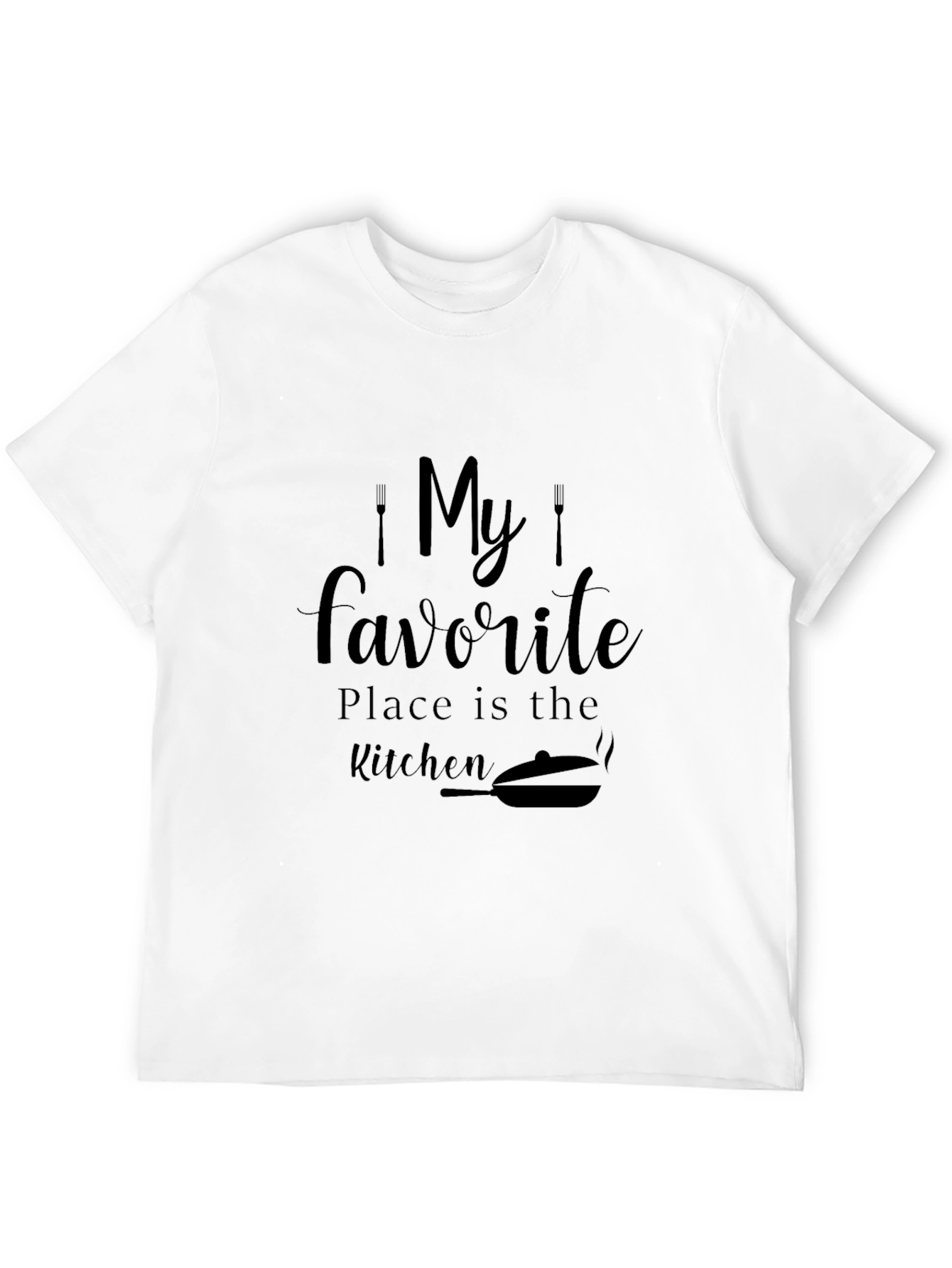 My Favorite Place is the Kitchen Graphic Tee - 12