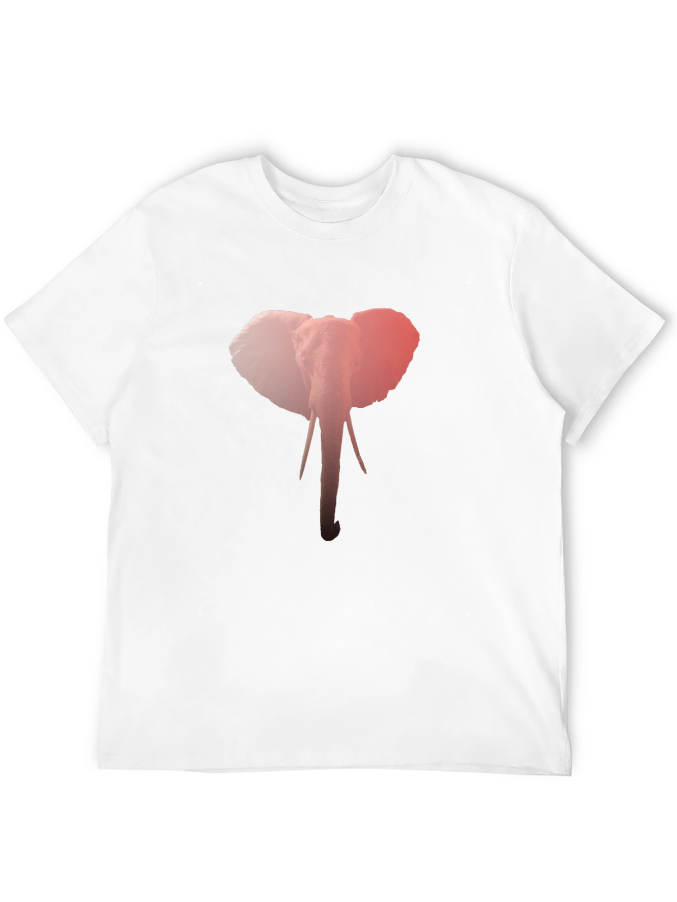 Black Elephant Graphic Tee - Cool Animal Print Shirt view 12