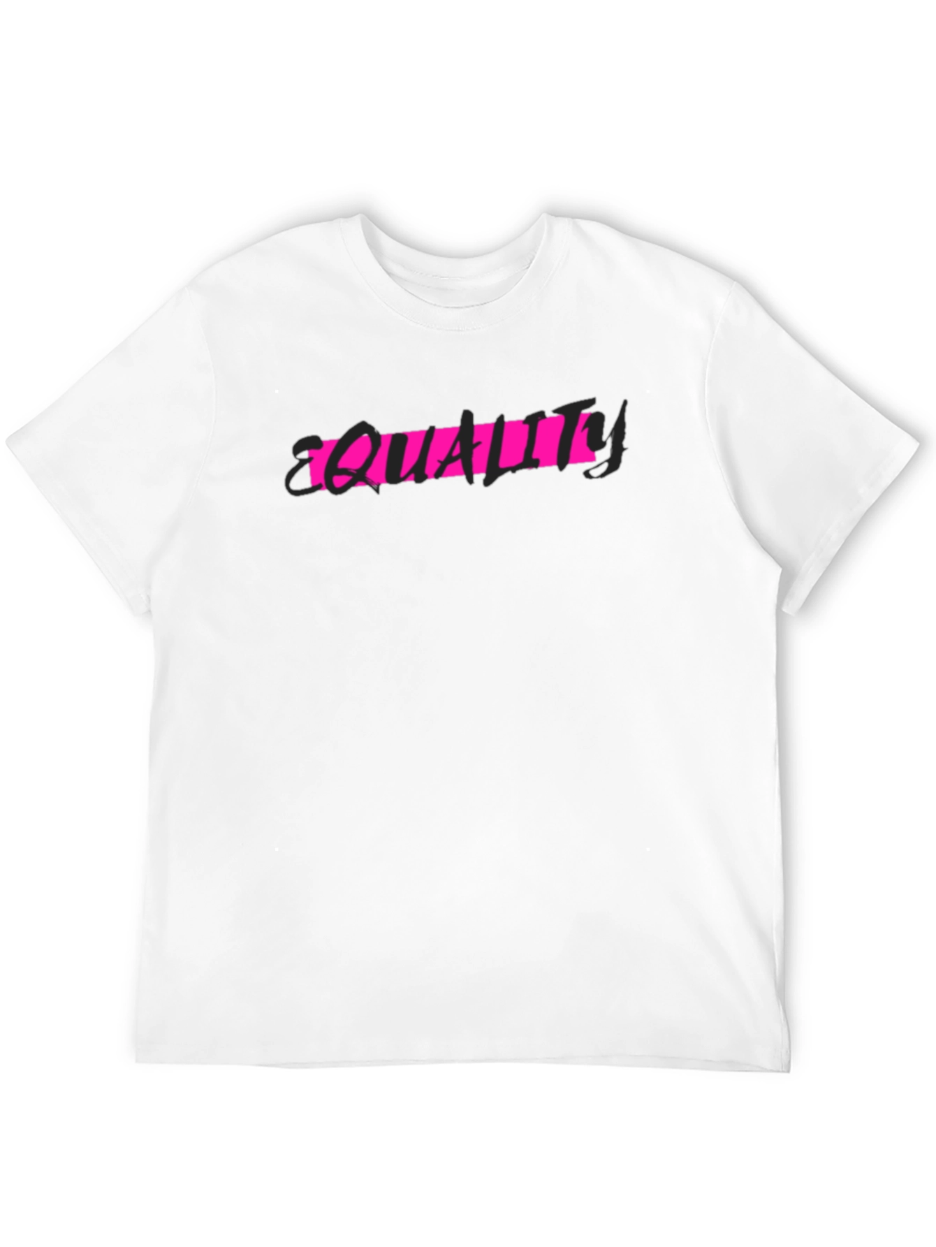 Black Equality Graphic Print Tee - Black view 12