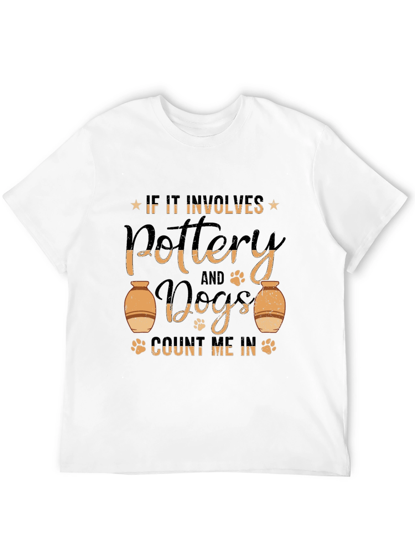 Black Pottery and Dogs T-Shirt view 12