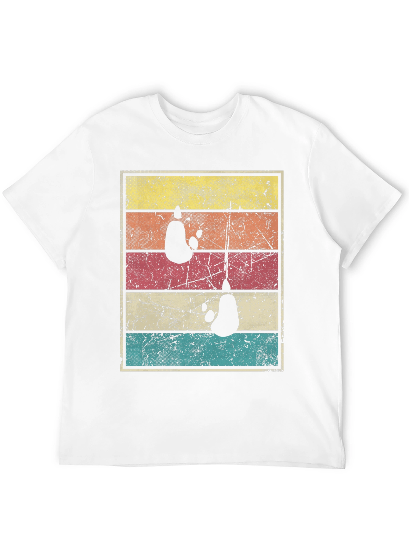 Black Retro Panda Bear T-Shirt - Distressed Graphic Tee view 12