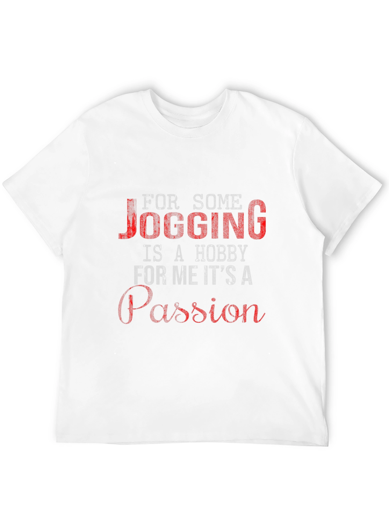 Black Jogging Passion Graphic T-Shirt view 12