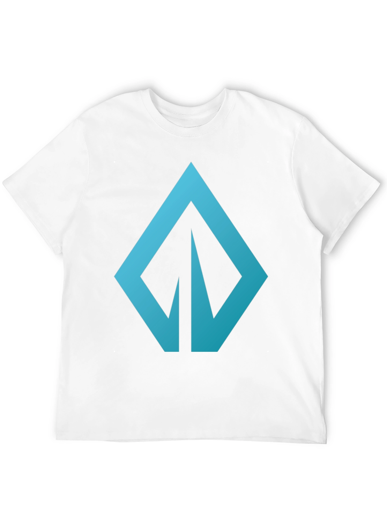 Black Modern Blue Logo Graphic Tee - Casual Style view 12