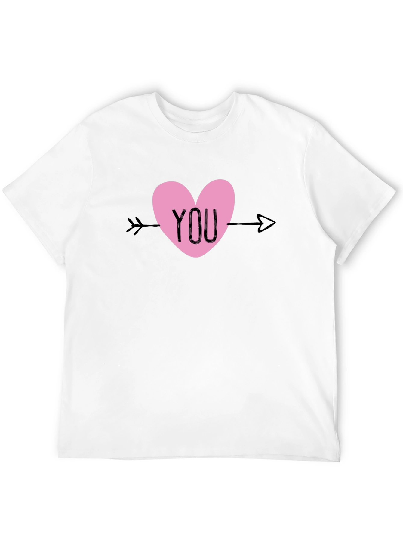Black You Heart Valentine's Day T-Shirt view 12