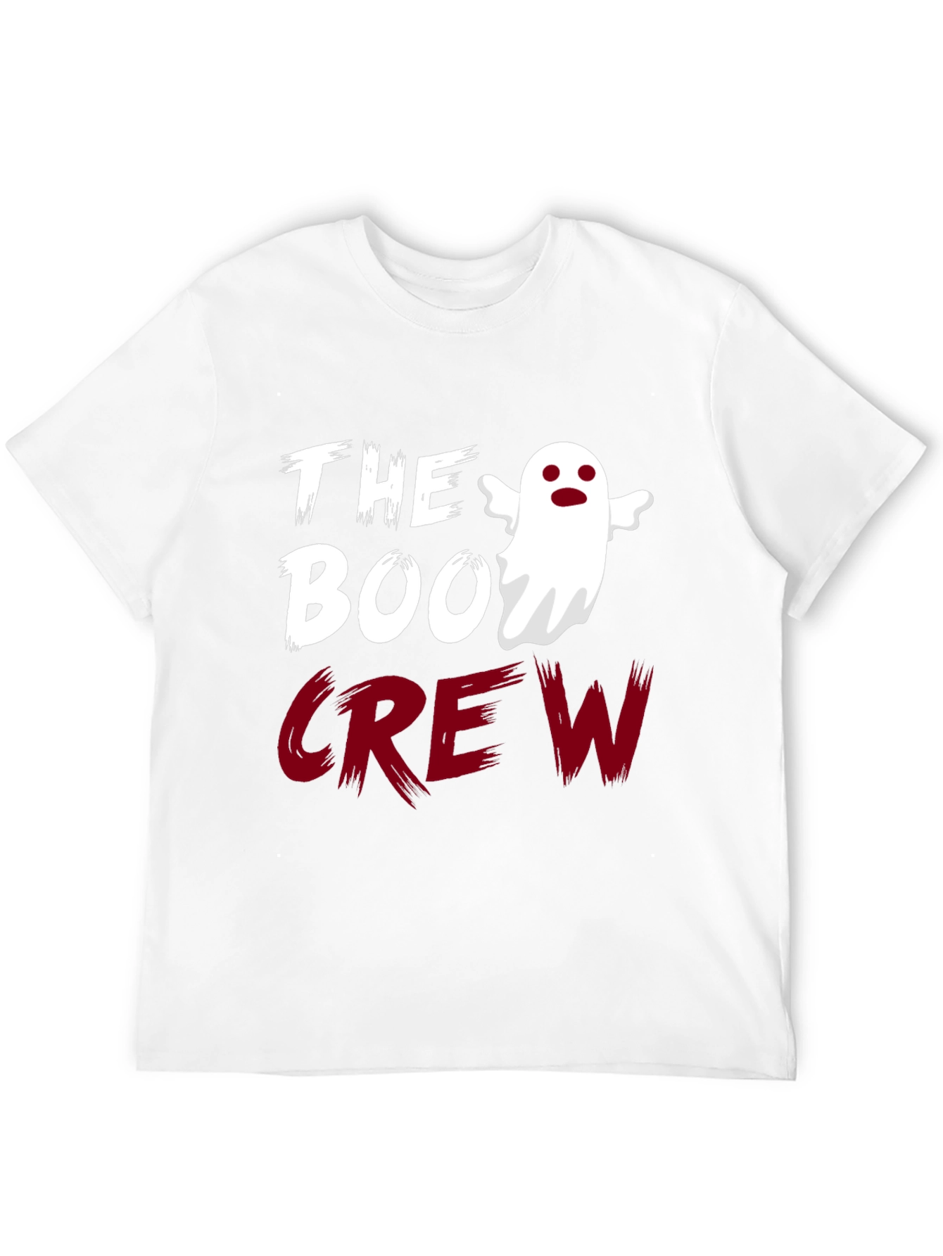Black The Boo Crew Ghost Halloween T-Shirt view 12