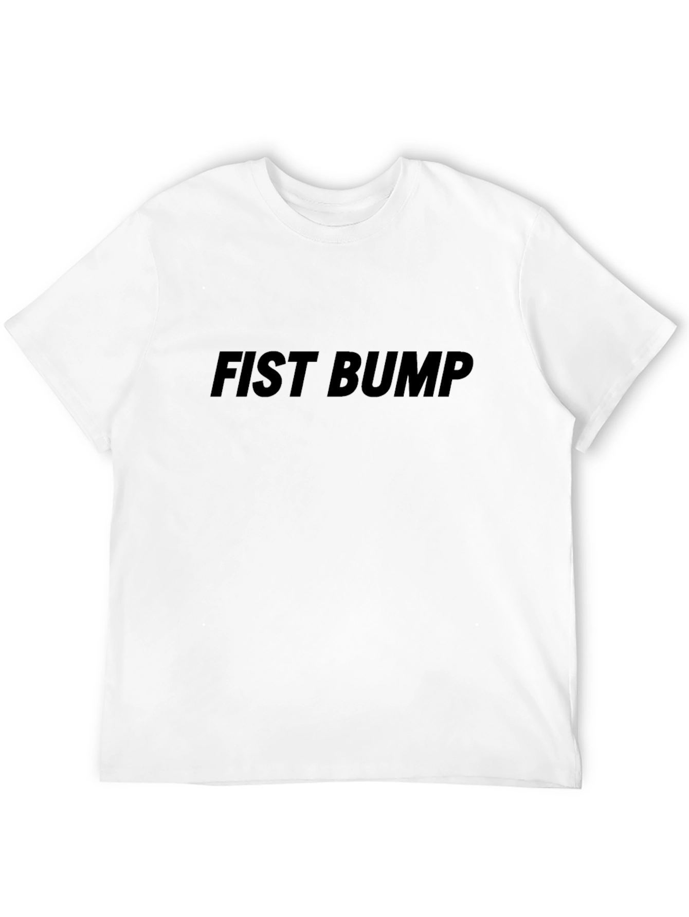 Black Fist Bump Graphic Tee - Casual Cotton T-Shirt view 12