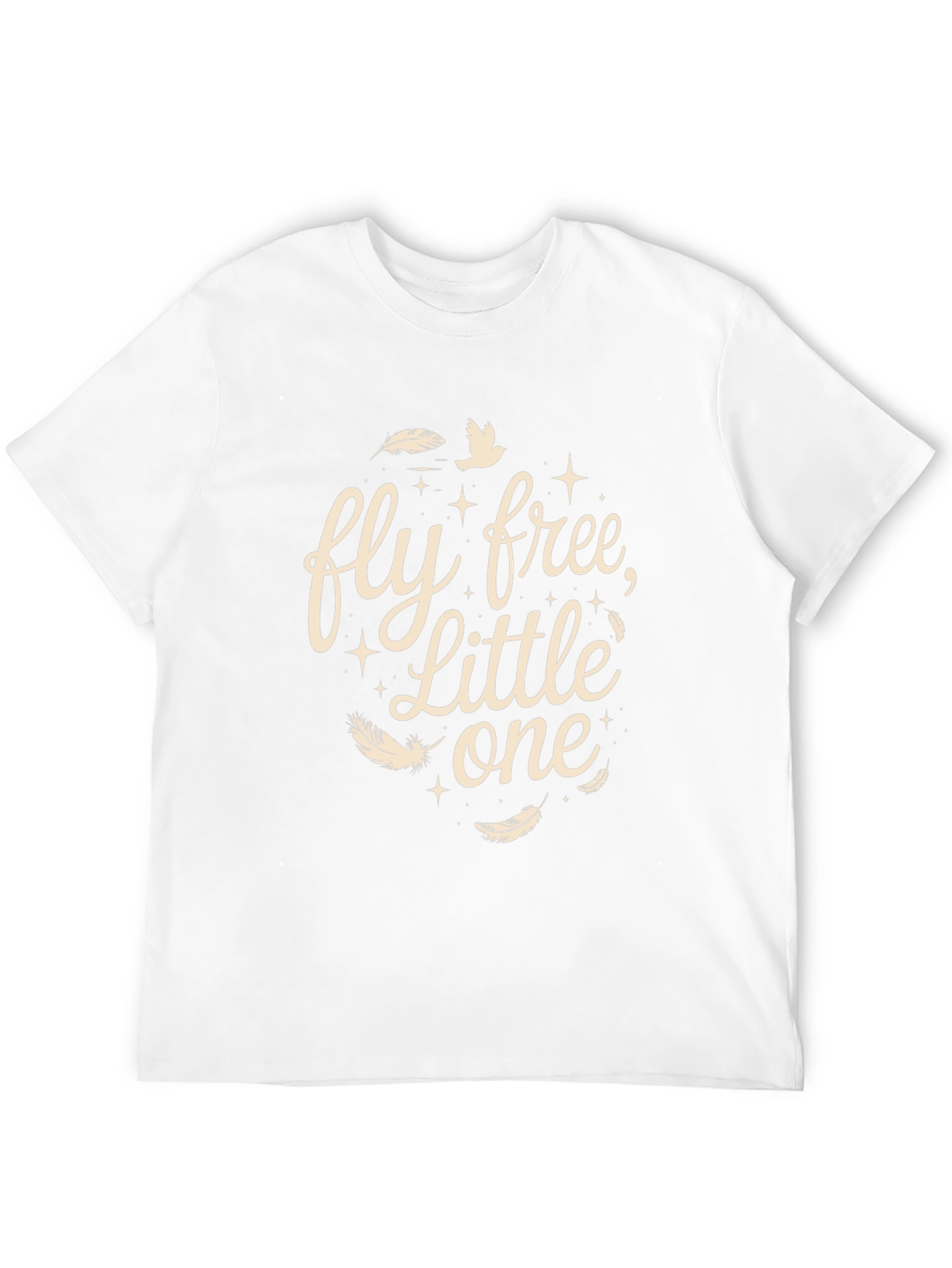 Black Fly Free Little One T-Shirt | Unisex Soft Cotton Tee view 12