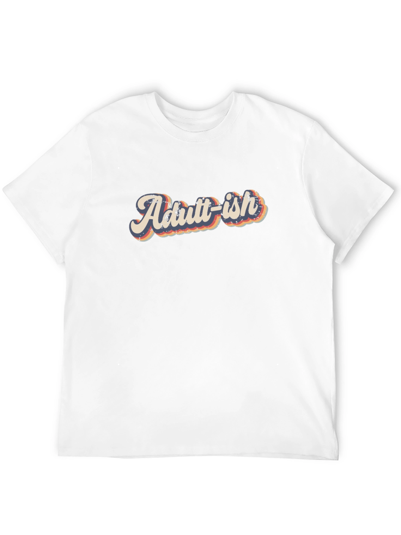 Black Adult-ish Retro T-Shirt view 12