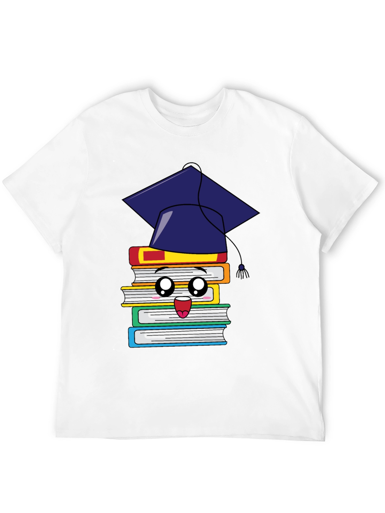 Black Graduation Books T-Shirt view 12