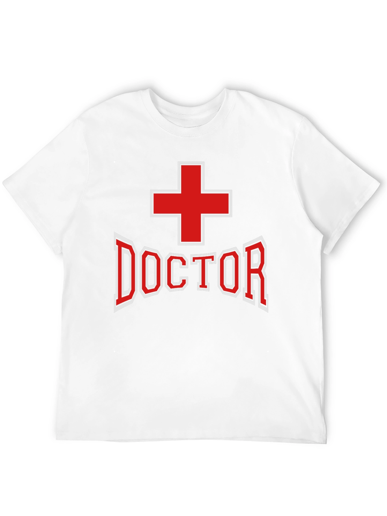Black Doctor T-Shirt - Red Cross Design view 12
