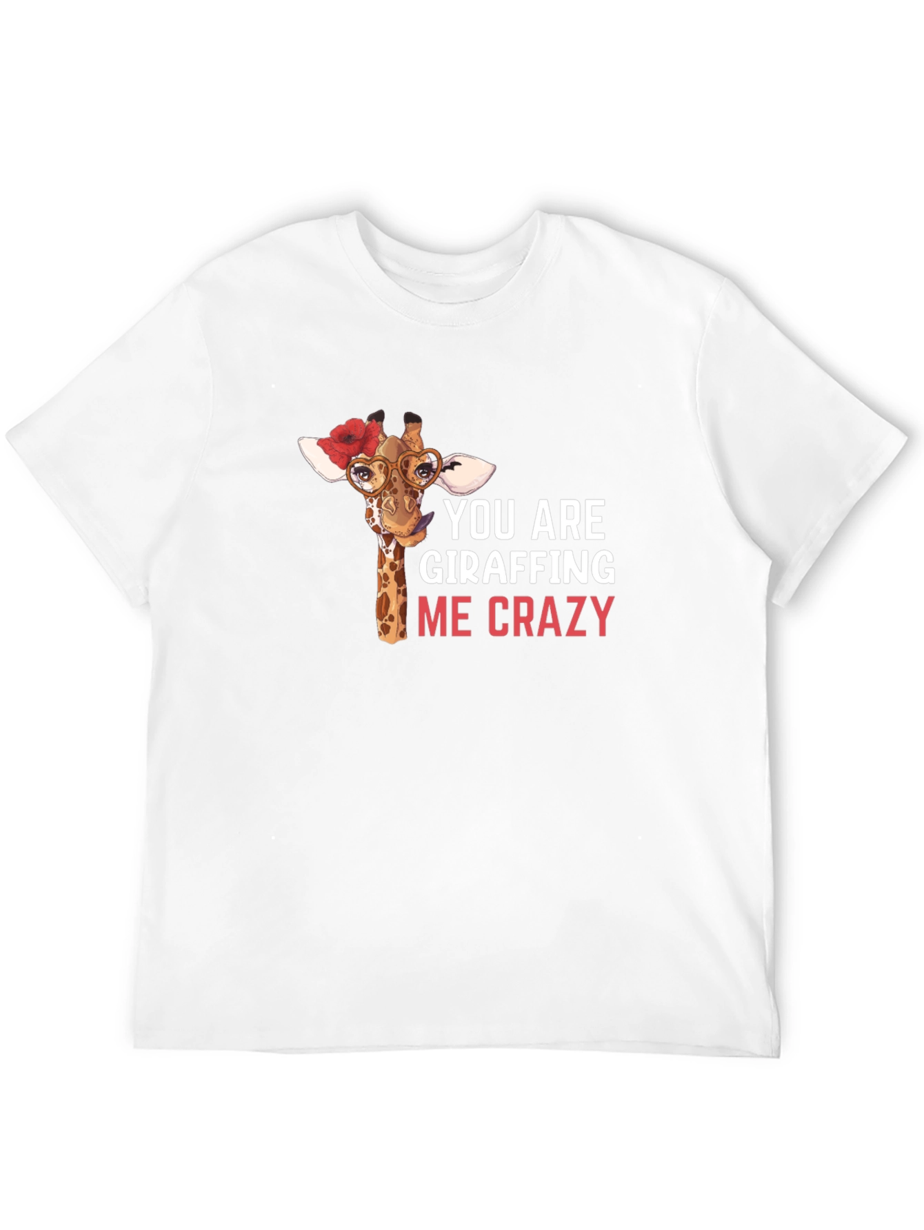 Black Giraffe Crazy Graphic Tee view 12
